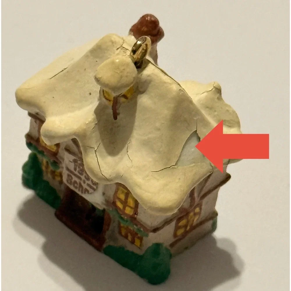 Hallmark Keepsake Old English Village Miniature Ornament Set 1988-1992 5pc *